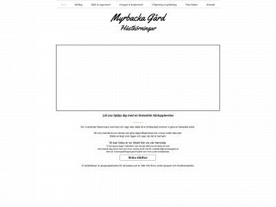 myrbackagard.se snapshot