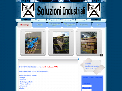 msasoluzioni.com snapshot