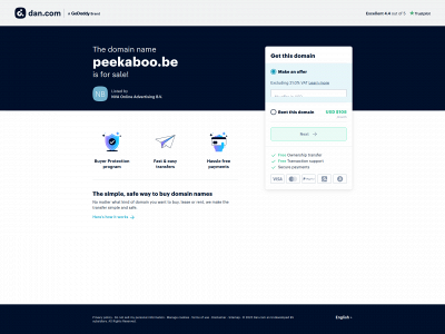 peekaboo.be snapshot