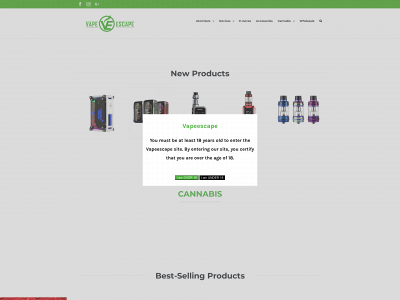 vapeescape.ca snapshot