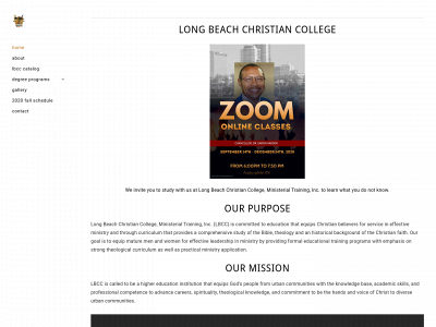 www.longbeachchristiancollege.org snapshot