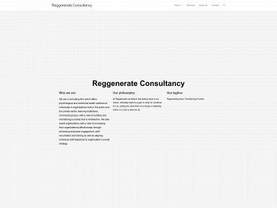 reggenerateconsultancy.com snapshot