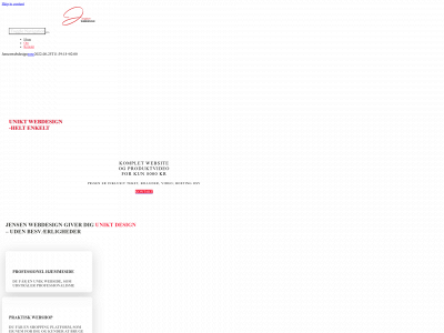 jensenwebdesign.dk snapshot