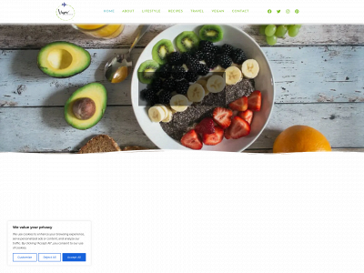 abroadvegan.com snapshot