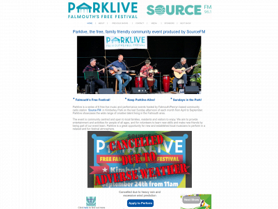 parklive.rocks snapshot