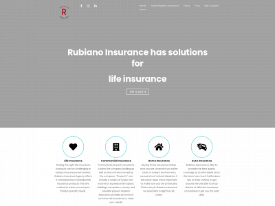 rubianoinsurance.com snapshot