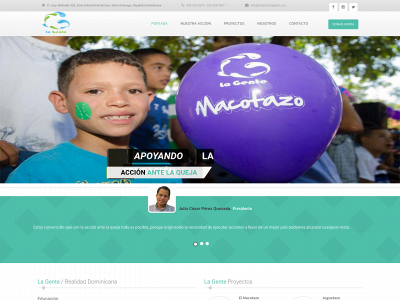 fundacionlagente.org snapshot