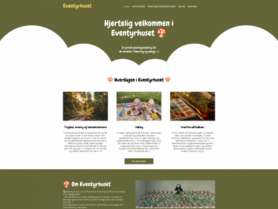 eventyrhuset-bornepasning.dk snapshot