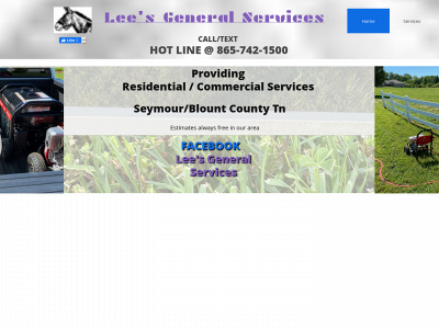 leesgeneralservices.com snapshot