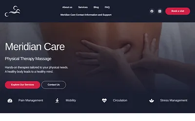 meridiancare.com snapshot