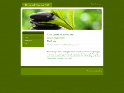 draprilhiggins.com snapshot