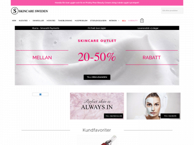 skincaresweden.se snapshot