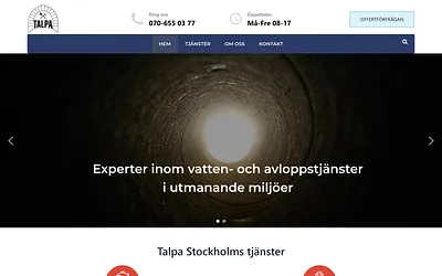 talpastockholm.se snapshot