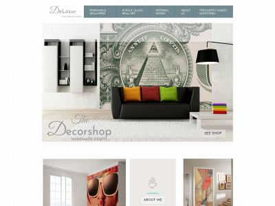 delazur.co.uk snapshot