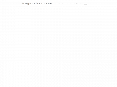 mogensdavidsenkunst.dk snapshot