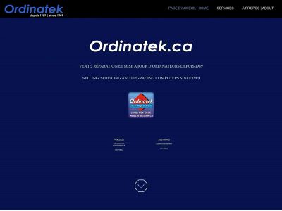 ordinatek.ca snapshot