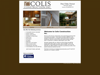 colisconstruction.com snapshot
