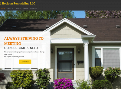 1horizonremodeling.com snapshot