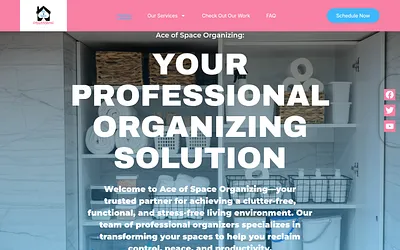 aceofspaceorganizing.com snapshot