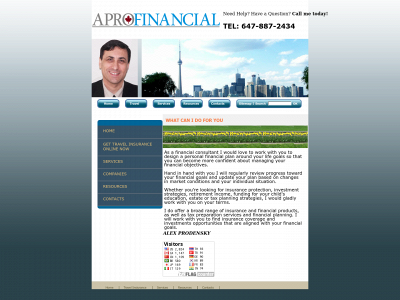 aprofinancial.com snapshot