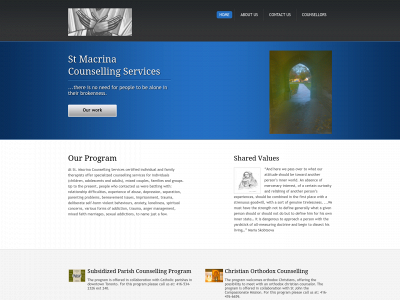 stmacrinaservices.com snapshot