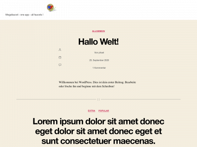 megafaucet.de snapshot