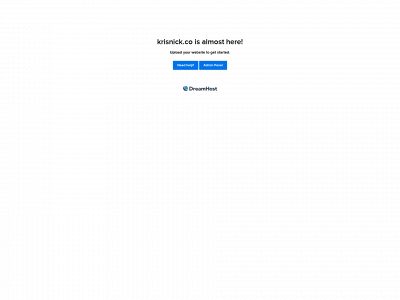 krisnick.co snapshot