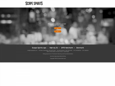 scapespirits.com snapshot