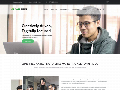 lonetreenepal.com snapshot