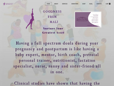 www.goodnessfrommali.org snapshot