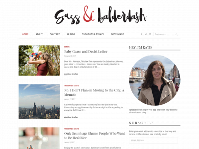 sassandbalderdash.com snapshot