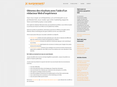 jcsurprenant.com snapshot