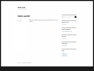 writeclvb.org snapshot