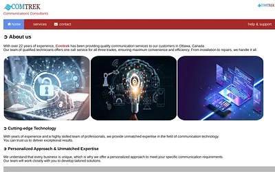 comtrek.ca snapshot