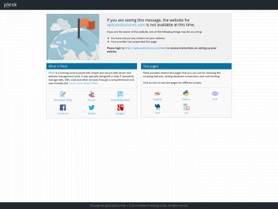aplicasoluciones.com snapshot