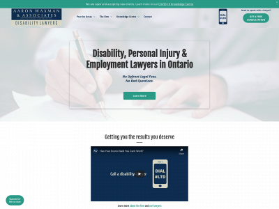 awaxmanlaw.ca snapshot