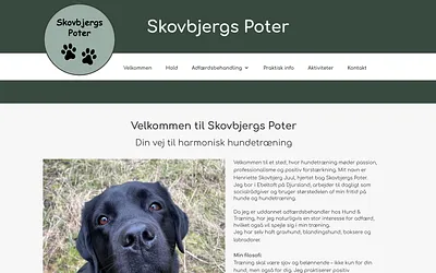 skovbjergspoter.dk snapshot