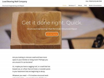 loadbearingwallcompany.com snapshot