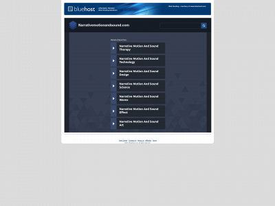 narrativemotionandsound.com snapshot