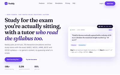 neddy.com.ng snapshot