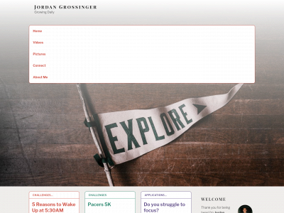 jordangrossinger.com snapshot