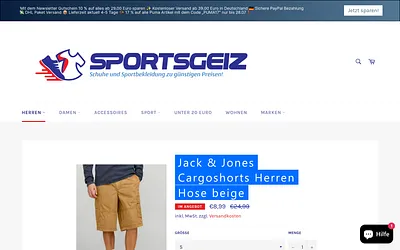 sportsgeiz.de snapshot