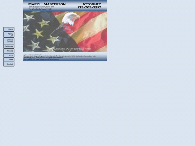 maryfmasterson.com snapshot