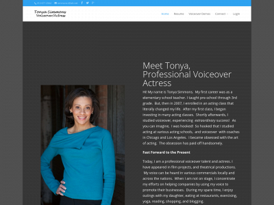 tonyasimmons.com snapshot