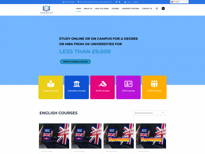 kingsgateintcollege.org.uk snapshot