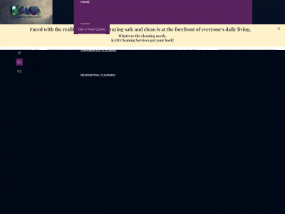 kamcleaningservices.com snapshot