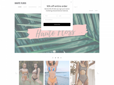 www.hautefloss.com snapshot