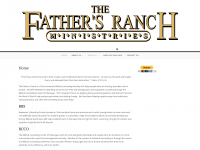 thefathersranch.com snapshot
