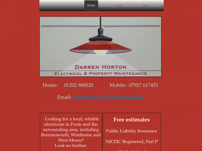 poole-electrician.org.uk snapshot