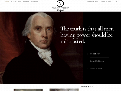 foundersfreedomproject.com snapshot